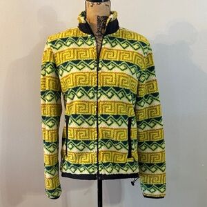 American Eagle Outfitters Yellow and Green Sherpa Size XS